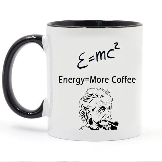 E=MC² Energy Ceramic Coffee Mug