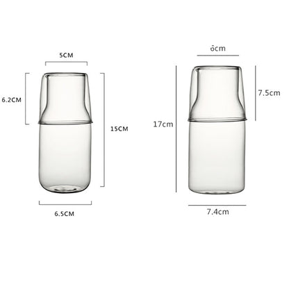 YOMDID Premium Borosilicate Glass Drinkware Set