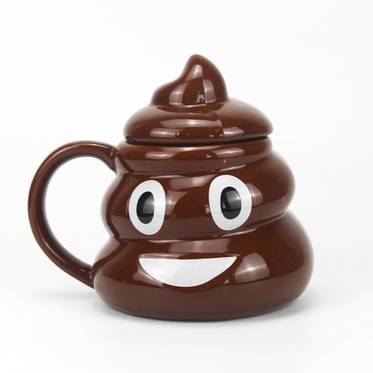 Ceramic Poop Mug: Sip & Smile