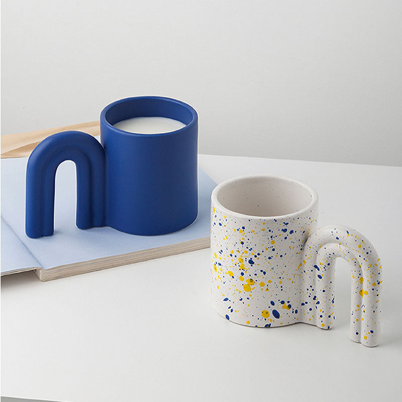 Handcrafted Door Handle Ceramic Coffee Mug