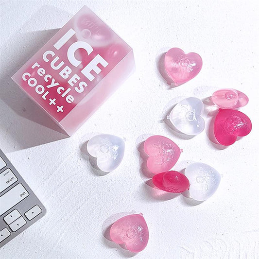 LoveChill: Heart-Shaped Reusable Ice Cubes Set